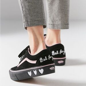 🩷 EUC 2018 VANS x Lazy Oaf Limited Old Skool Platform Sneakers || Size 7 🩷